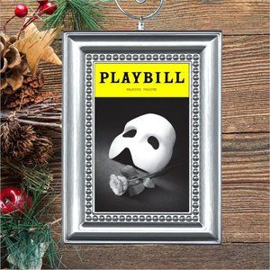 The Phantom Of The‎ Opera Playbill Broadway Musical Christmas Tree Ornament
